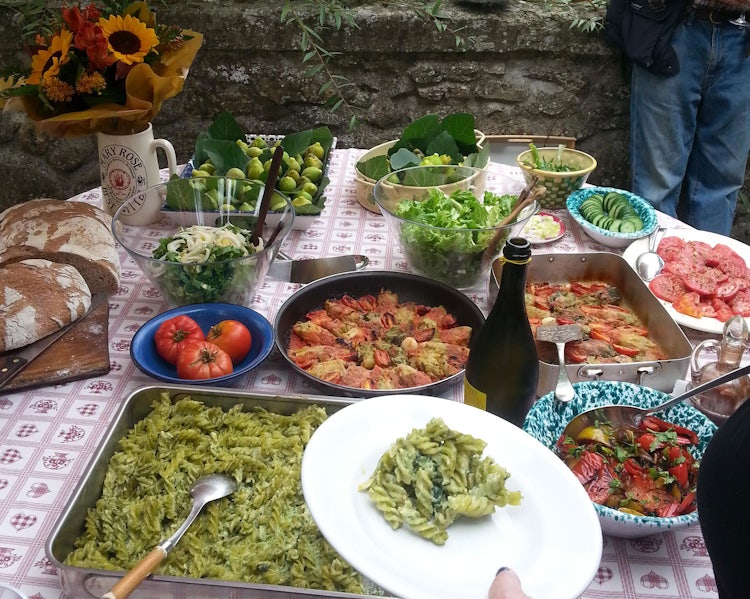 Italian Lunch for the Vendemmia